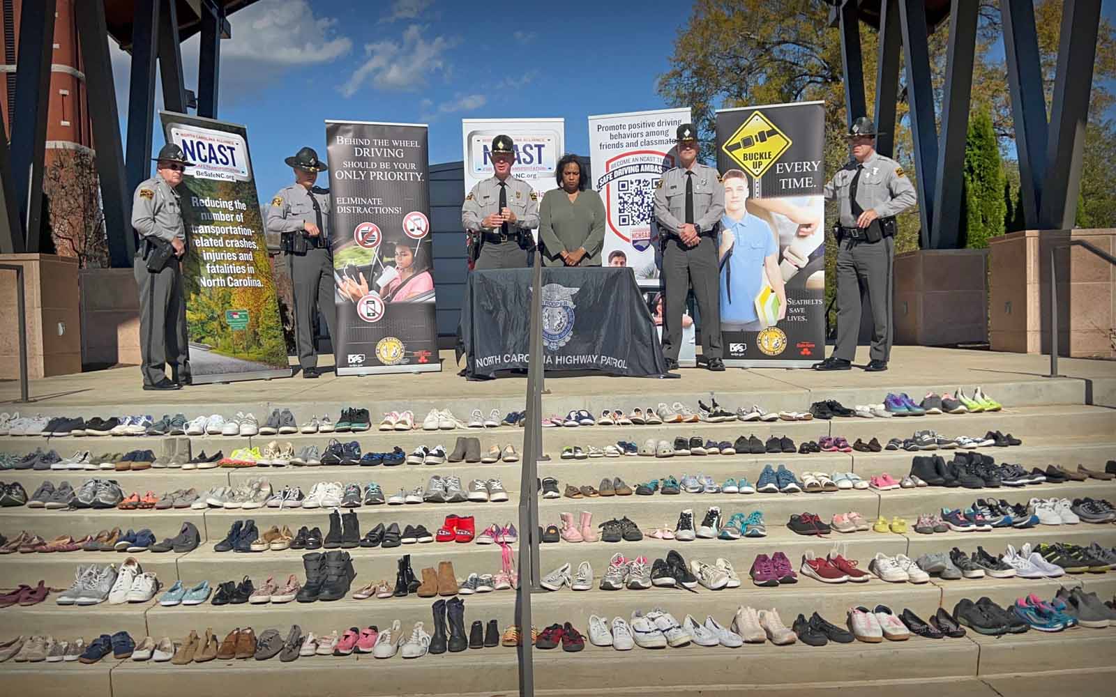 Empty Shoes Help Us Remember Those Lost