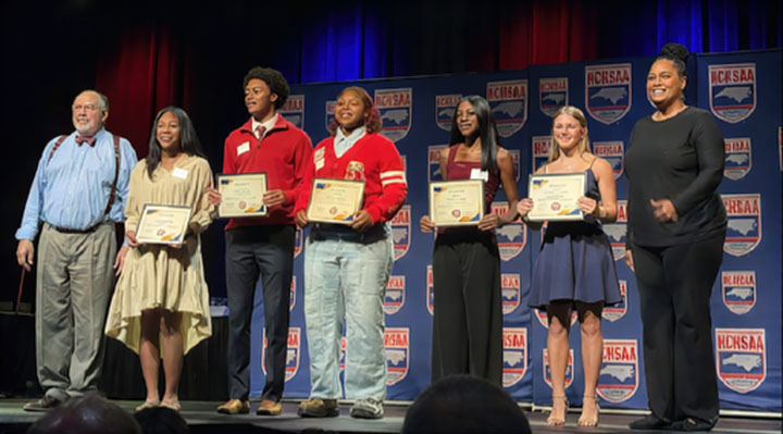 Some of our scholarship winners take a bow